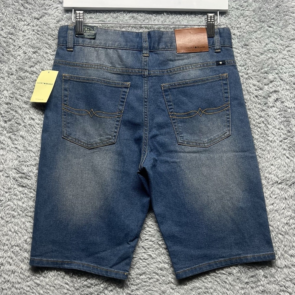 Lucky Brand‎ Girls Shorts Size 16 Blue Denim Bermuda Straight Stretch Pockets